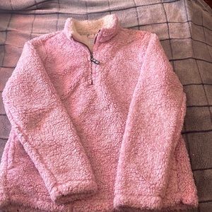Purple and white teddy jacket